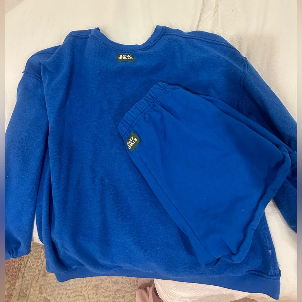 Daily Drills Blue Sweatshirt set